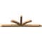 Ekena Millwork Richland Smooth Timber Gable Bracket, Western Red Cedar, 84"W x 28"H x 3 1/2"D x 3 1/2"F, 8/12 Pitch GBW084X28X0404RIC00SWR - alternate 4